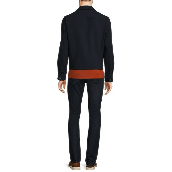 Budget ๐ฅฐ Murano Slim-Fit Bomber Jacket Navy ๐ฅ 4 Budget ๐ฅฐ Murano Slim-Fit Bomber Jacket Navy ๐ฅ - Image 4