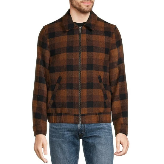 Hot Sale ๐ฏ Murano Plaid Woolblend Bomber Jacket Brown Multi ๐ 1 Hot Sale ๐ฏ Murano Plaid Woolblend Bomber Jacket Brown Multi ๐