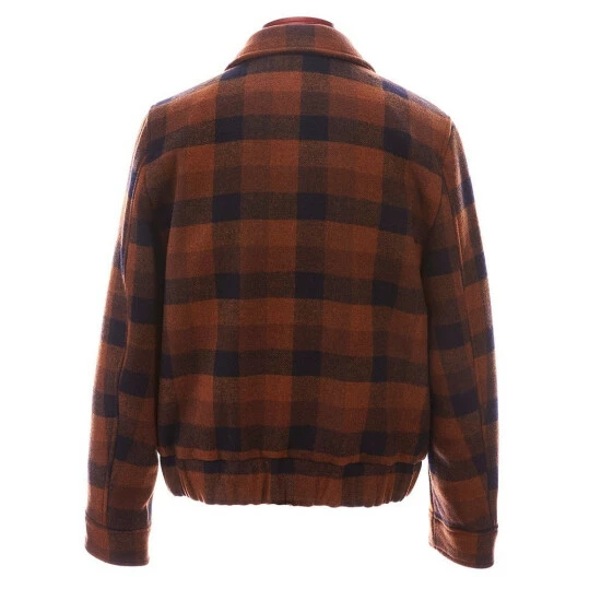 Hot Sale ๐ฏ Murano Plaid Woolblend Bomber Jacket Brown Multi ๐ 2 Hot Sale ๐ฏ Murano Plaid Woolblend Bomber Jacket Brown Multi ๐ - Image 2