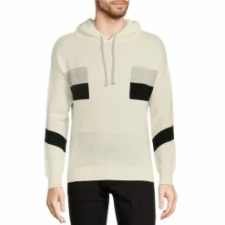 Cheap 🥰 Murano Intergalactic Collection Intarsia Hood Sweater Cream 🎉