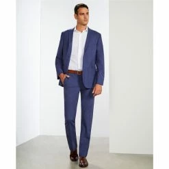 Budget 💯 Murano Collezione Alex Slim-Fit Performance Bi-Stretch Solid Suit Separates Flat Front 👗 Dress Pants Grey 💯 -Murano Shop unnamed file 164