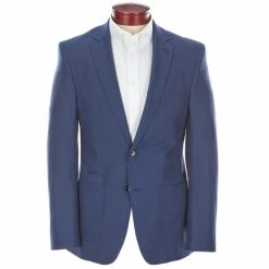 Outlet 🔔 Murano Collezione Slim-Fit Performance Bi-Stretch Wool Blend Suit Separates Blazer Grey 🧨 -Murano Shop unnamed file 205