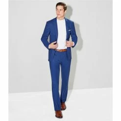 Outlet 🔔 Murano Collezione Slim-Fit Performance Bi-Stretch Wool Blend Suit Separates Blazer Grey 🧨 -Murano Shop unnamed file 207