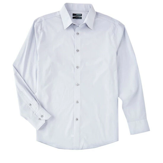 Coupon 👍 Murano Big & Tall Wardrobe Essentials Solid Long-Sleeve Woven 👕 Shirt White 🌟 4 Coupon 👍 Murano Big & Tall Wardrobe Essentials Solid Long-Sleeve Woven 👕 Shirt White 🌟 - Image 4