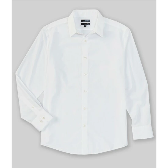 Coupon 👍 Murano Big & Tall Wardrobe Essentials Solid Long-Sleeve Woven 👕 Shirt White 🌟 5 Coupon 👍 Murano Big & Tall Wardrobe Essentials Solid Long-Sleeve Woven 👕 Shirt White 🌟 - Image 5