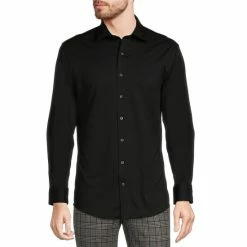 Promo ✨ Murano Non-Iron Slim Fit Spread Collar Cool Max Knit 👗 Dress 👚 Shirt White 👍 -Murano Shop unnamed file 244