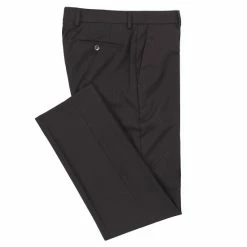 New ❤️ Murano Big & Tall Wardrobe Essentials Regular-Fit Flat-Front TekFit Waistband Suit Separates 👗 Dress Pants Black ❤️