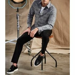 Cheap 🎁 Murano Wardrobe Essentials Alex Slim-Fit Knit Suit Separates Flat-Front 👗 Dress Pants Black 🤩 -Murano Shop unnamed file 290