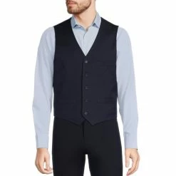 Promo 👏 Murano Wardrobe Essentials Suit Separates Twill Vest Navy 👏 -Murano Shop unnamed file 385