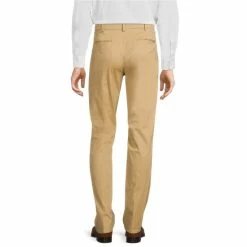 Hot Sale 🔥 Murano Wardrobe Essentials Alex Slim-Fit Flat-Front Washed Chino Pants Khaki 👍 -Murano Shop unnamed file 388