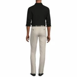 New ⌛ Murano Wardrobe Essentials Evan Extra Slim-Fit Chino Flat-Front 👗 Dress Pants Black 🔥 -Murano Shop unnamed file 40