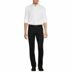 Hot Sale ⌛ Murano Wardrobe Essentials Long-Sleeve Slim-Fit Textured Spread-Collar Sportshirt Dark Navy 🔥 -Murano Shop unnamed file 400