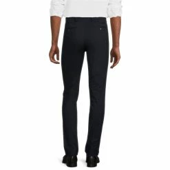 New ⌛ Murano Wardrobe Essentials Evan Extra Slim-Fit Chino Flat-Front 👗 Dress Pants Black 🔥 -Murano Shop unnamed file 42