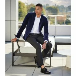 Coupon 🔥 Murano Collezione Evan Extra Slim-Fit Performance Bi-Stretch Suit Separates Wool Blend Flat-Front 👗 Dress Pants Black 🛒 -Murano Shop unnamed file 424