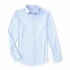 Best reviews of 🎁 Murano Collezione Canclini Slim-Fit Herringbone Long-Sleeve Techno Woven 👚 Shirt Grey ⌛