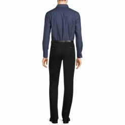 Best deal ❤️ Murano Slim-Fit With Stretch Spread Collar Printed Dobby 👗 Dress 👕 Shirt Blue 👏 -Murano Shop unnamed file 493