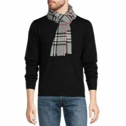 Hot Sale ⭐ Murano Plaid Cashmere Muffler Black 🤩 -Murano Shop unnamed file 517