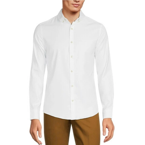 Cheapest โ Murano Wardrobe Essentials Big & Tall Solid Twill Long-Sleeve Woven ๐ Shirt White ๐ 2 Cheapest โ Murano Wardrobe Essentials Big & Tall Solid Twill Long-Sleeve Woven ๐ Shirt White ๐ - Image 2