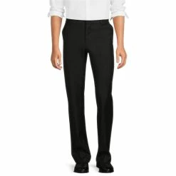 Discount 🔥 Murano Wardrobe Essentials Zac Classic-Fit Suit Separates Flat-Front 👗 Dress Pants Charcoal 🛒 -Murano Shop unnamed file 54