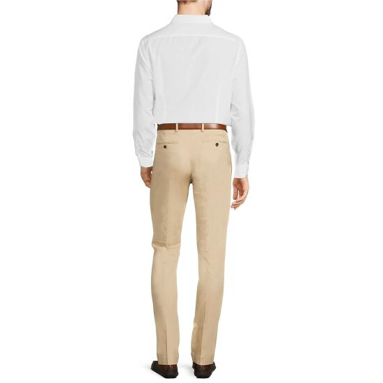 Budget ✔️ Murano Slim-Fit Non-Iron Italian Solid Long-Sleeve Woven 👚 Shirt White 🤩 5 Budget ✔️ Murano Slim-Fit Non-Iron Italian Solid Long-Sleeve Woven 👚 Shirt White 🤩 - Image 5