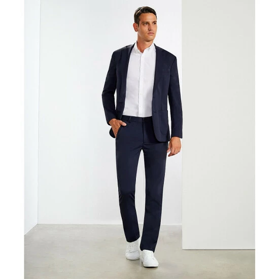 Budget ✔️ Murano Slim-Fit Non-Iron Italian Solid Long-Sleeve Woven 👚 Shirt White 🤩 6 Budget ✔️ Murano Slim-Fit Non-Iron Italian Solid Long-Sleeve Woven 👚 Shirt White 🤩 - Image 6