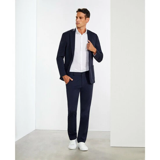 Budget ✔️ Murano Slim-Fit Non-Iron Italian Solid Long-Sleeve Woven 👚 Shirt White 🤩 7 Budget ✔️ Murano Slim-Fit Non-Iron Italian Solid Long-Sleeve Woven 👚 Shirt White 🤩 - Image 7