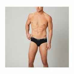 Deals 🤩 Murano Solid 3-Pack Cotton Low Rise Briefs 3-Pack Black Assorted 🧨 -Murano Shop unnamed file 572