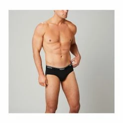 Deals 🤩 Murano Solid 3-Pack Cotton Low Rise Briefs 3-Pack Black Assorted 🧨 -Murano Shop unnamed file 573