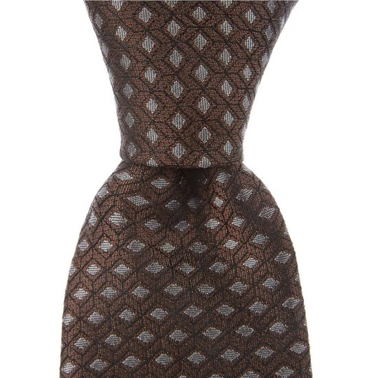 Deals π Murano Big & Tall 3D Geometric 3 1/8#double; Silk Tie Brown π 2 Deals π Murano Big & Tall 3D Geometric 3 1/8#double; Silk Tie Brown π - Image 2