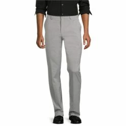 Top 10 👏 Murano Wardrobe Essentials Evan Extra Slim-Fit TekFit Waistband Suit Separates Flat-Front 👗 Dress Pants Navy 🎁