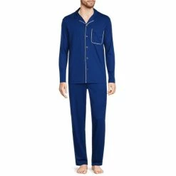 Buy 😉 Murano Knit Long Sleeve Pajama Set 2-Piece Set Dark Navy 👏