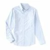 Top 10 🎁 Murano Slim-Fit Solid Long-Sleeve Woven 👕 Shirt Light Blue ✨