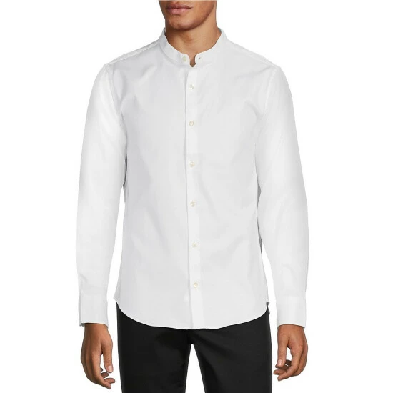 Best deal 👍 Murano Wardrobe Essentials Slim-Fit Textured Long-Sleeve Woven 👚 Shirt Black 💯 1 Best deal 👍 Murano Wardrobe Essentials Slim-Fit Textured Long-Sleeve Woven 👚 Shirt Black 💯