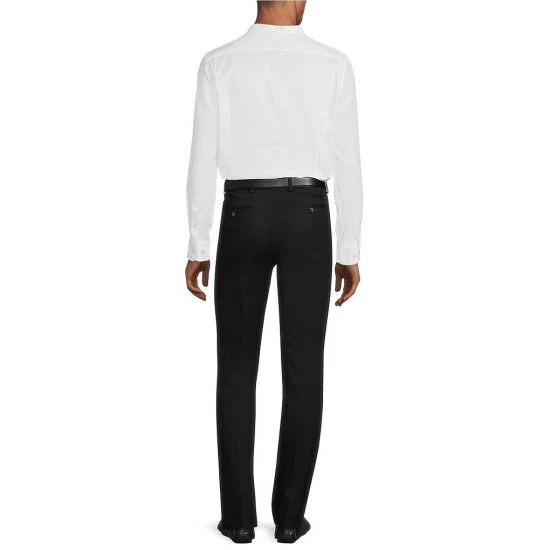 Best deal 👍 Murano Wardrobe Essentials Slim-Fit Textured Long-Sleeve Woven 👚 Shirt Black 💯 2 Best deal 👍 Murano Wardrobe Essentials Slim-Fit Textured Long-Sleeve Woven 👚 Shirt Black 💯 - Image 2