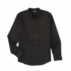 Best deal 👍 Murano Wardrobe Essentials Slim-Fit Textured Long-Sleeve Woven 👚 Shirt Black 💯 8 Best deal 👍 Murano Wardrobe Essentials Slim-Fit Textured Long-Sleeve Woven 👚 Shirt Black 💯 -Murano Shop unnamed file 622