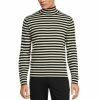 Best Sale ❤️ Murano Performance Feeder Stripe Turtleneck Sweater Black 🌟