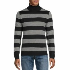 Brand new 😀 Murano Performance Herringbone Stripe Turtleneck Sweater Navy 🤩