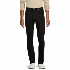 Best Pirce 🎁 Murano Wardrobe Essentials Alex Slim-Fit 5-Pocket Stretch Denim 👖 Jeans Black ⌛