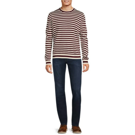 Top 10 π Murano Performance Feeder Stripe Crewneck Sweater Navy π― 3 Top 10 π Murano Performance Feeder Stripe Crewneck Sweater Navy π― - Image 3