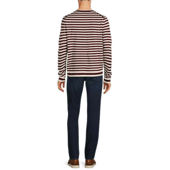 Top 10 π Murano Performance Feeder Stripe Crewneck Sweater Navy π― 4 Top 10 π Murano Performance Feeder Stripe Crewneck Sweater Navy π― - Image 4