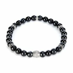 Cheapest 🤩 Murano Glass Bead Stretch Bracelet Blue/brown 🧨