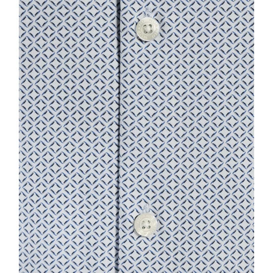 Budget โ๏ธ Murano Slim-Fit Diamond Print Performance Stretch Long-Sleeve Woven ๐ Shirt White ๐ฅ 3 Budget โ๏ธ Murano Slim-Fit Diamond Print Performance Stretch Long-Sleeve Woven ๐ Shirt White ๐ฅ - Image 3