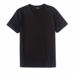 Wholesale 🎉 Murano Wardrobe Essentials Liquid Luxury Slim-Fit Short-Sleeve V-Neck Tee Grey Heather 🎉