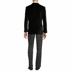 Buy 🔔 Murano Slim-Fit Velvet Blazer Black 😀 -Murano Shop unnamed file 730