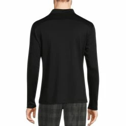 Coupon 🔥 Murano Liquid Luxury Interlock Open Mock Neck Long-Sleeve Tee Black 😀 -Murano Shop unnamed file 769
