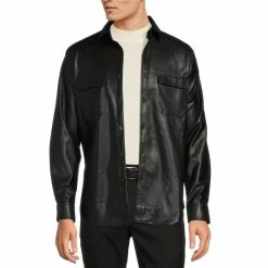 Best Sale ๐ Murano Electric Jungle Collection Slim-Fit Faux Leather ๐ Shirt Jacket Sage ๐ 12 Best Sale ๐ Murano Electric Jungle Collection Slim-Fit Faux Leather ๐ Shirt Jacket Sage ๐ -Murano Shop unnamed file 783