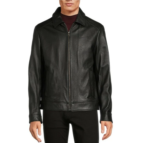 Cheap π Murano Pebble Texture Lamb Leather Jacket Black π― 1 Cheap π Murano Pebble Texture Lamb Leather Jacket Black π―