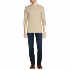 Outlet ✨ Murano Liquid Luxury Solid Classic-Fit Long-Sleeve Tee Sand ✔️ -Murano Shop unnamed file 799