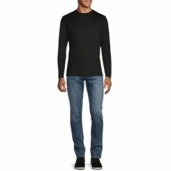 Outlet ✨ Murano Liquid Luxury Solid Classic-Fit Long-Sleeve Tee Sand ✔️ -Murano Shop unnamed file 802