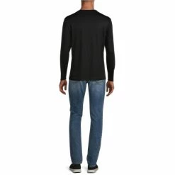 Outlet ✨ Murano Liquid Luxury Solid Classic-Fit Long-Sleeve Tee Sand ✔️ -Murano Shop unnamed file 803